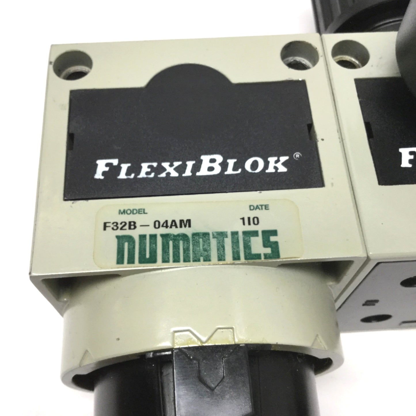 Used Numatics FlexiBlok Pressure Regulator/Filter/Lubricator/Relief Valve Combo