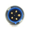 Used Hubbell 560P9W Watertight Connector, 4-Pole 5-Wire, 3 Phase, 120/208VAC 60A