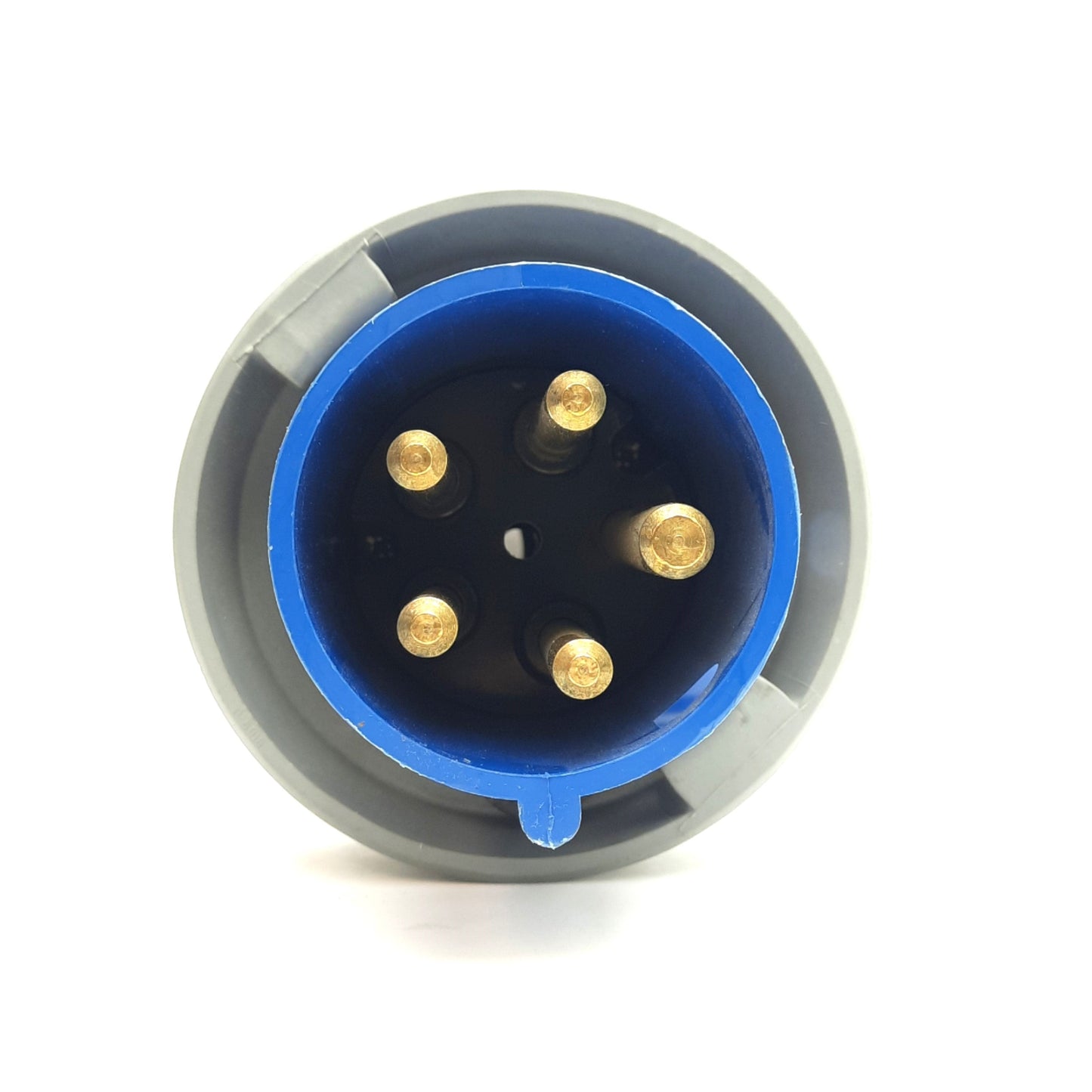 Used Hubbell 560P9W Watertight Connector, 4-Pole 5-Wire, 3 Phase, 120/208VAC 60A