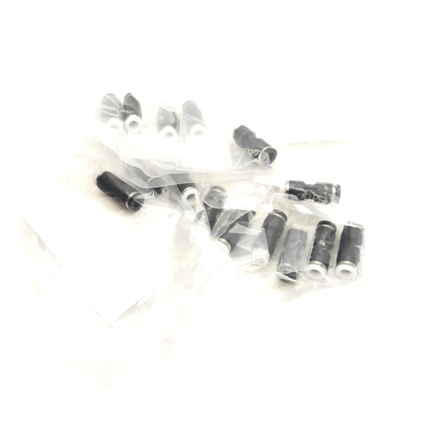 New Lot of 16 Pisco 3106 06 56 Pneumatic Push-In Fitting, Ø1/4" to Ø6mm, 755mm-Hg