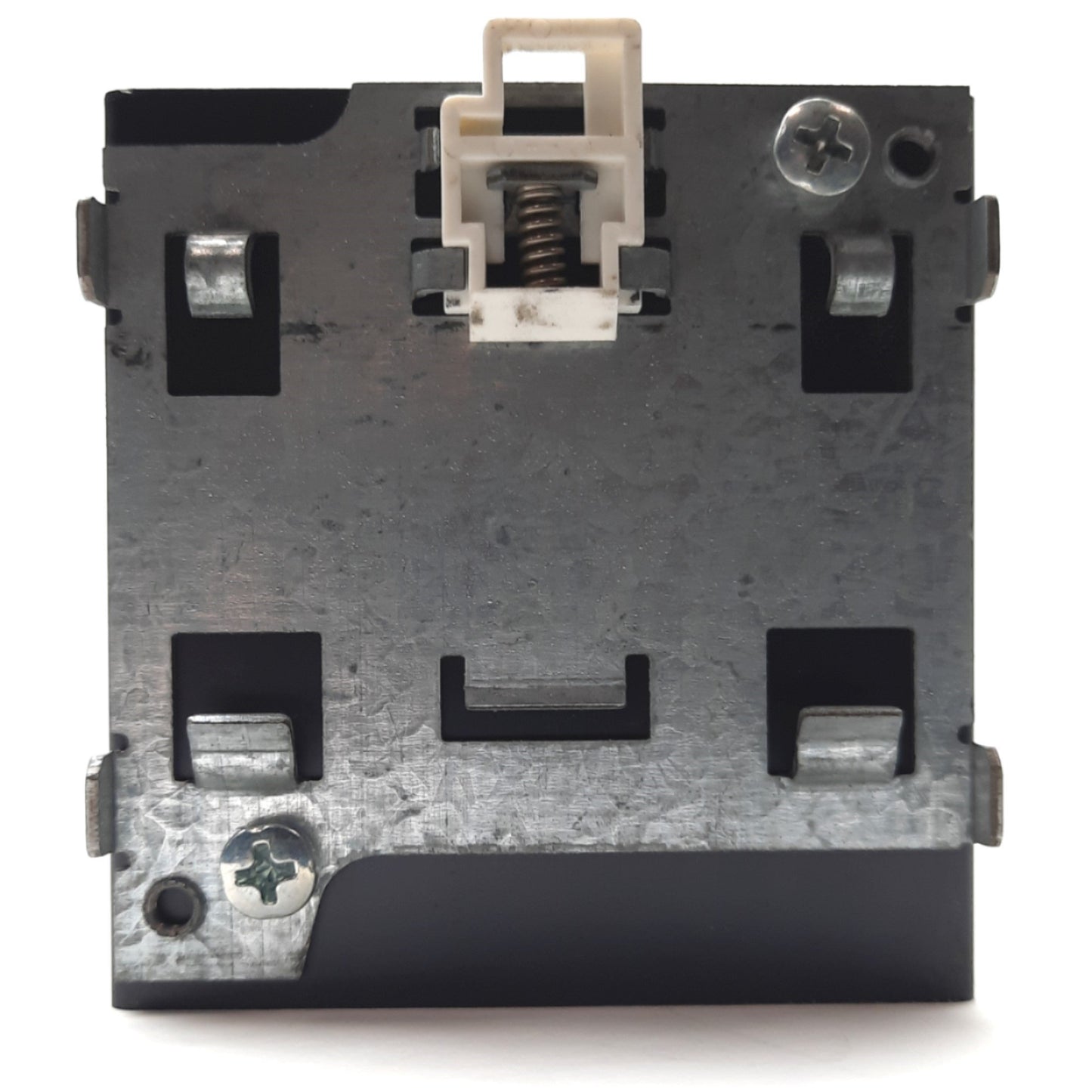 Used Solid State Relay (SSR) Aluminum Heatsink, 5 x 3 x 2 7/8", 2lbs, DIN Rail Mount