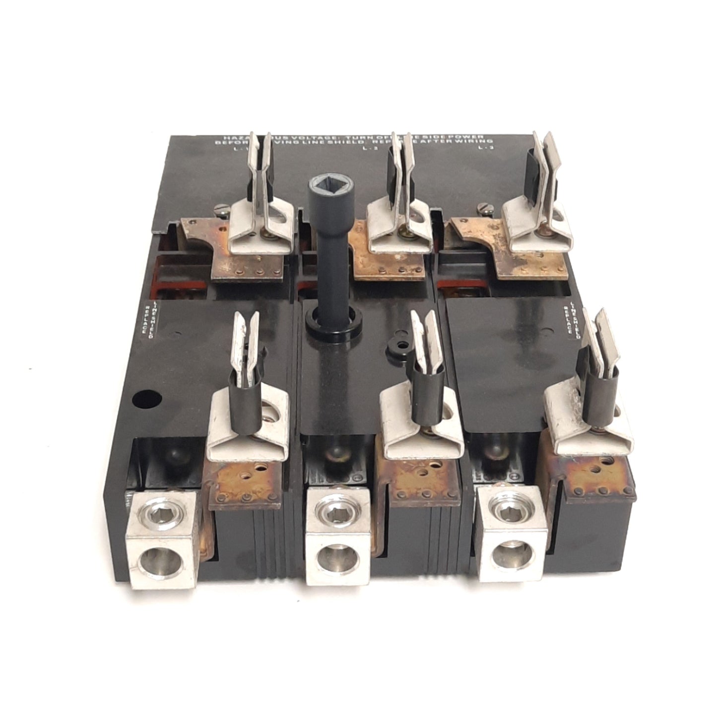 Used Schneider Electric D10S4 Disconnect Switch NEMA4, 200A 600VAC, 100HP Max, 3-Pole