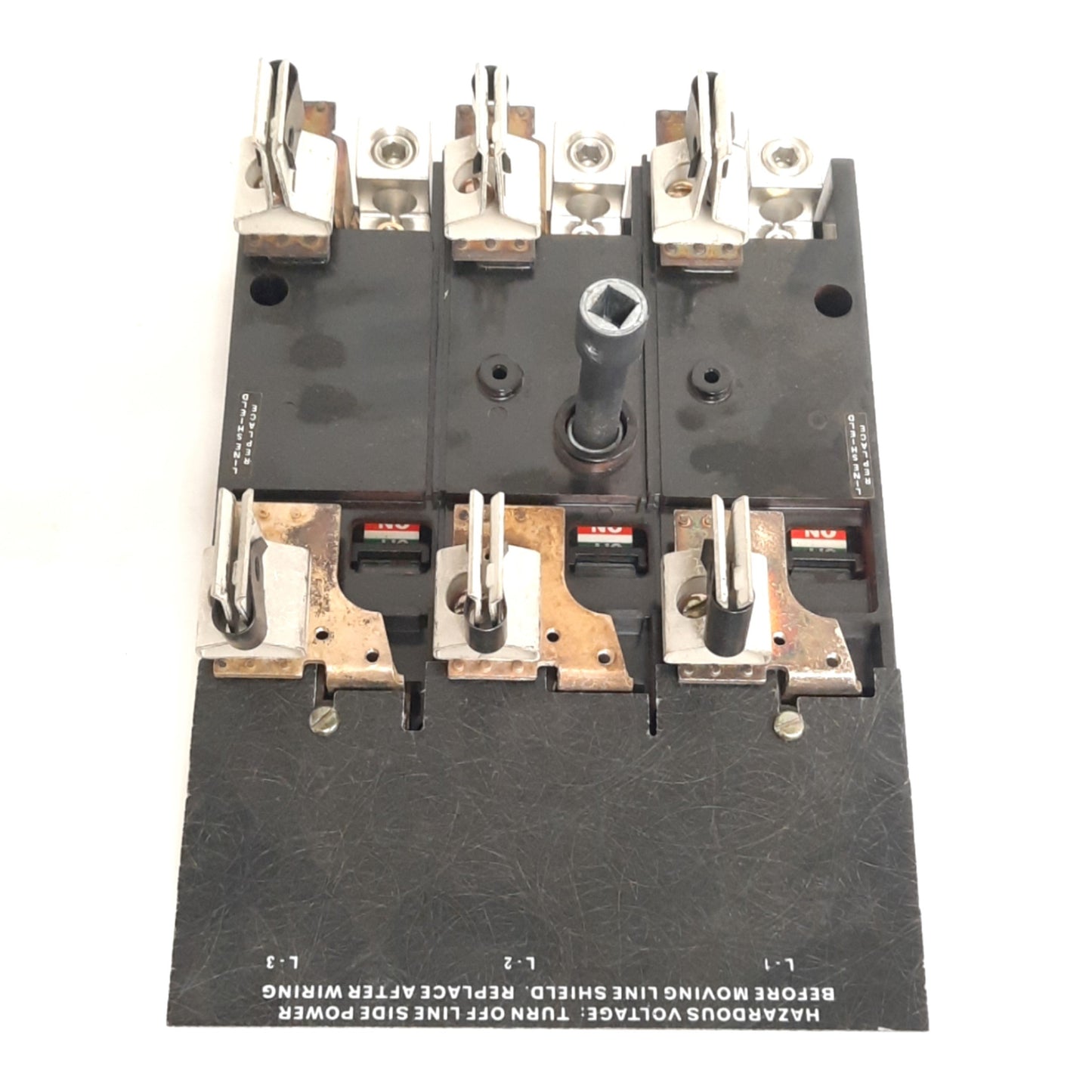 Used Schneider Electric D10S4 Disconnect Switch NEMA4, 200A 600VAC, 100HP Max, 3-Pole