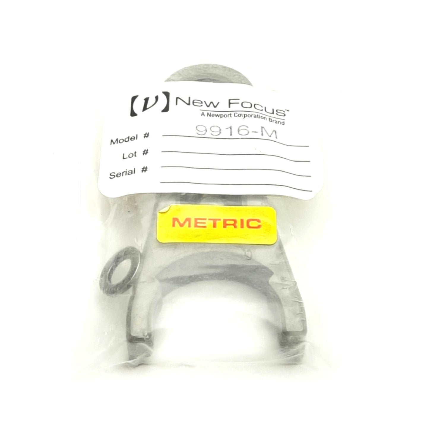 New Lot of 3 New Focus 9916-M Pedestal Clamping Fork w/ Screw 25.4mm ID, 19.1mm Slot