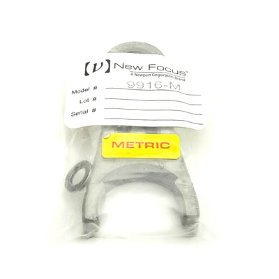 New Lot of 3 New Focus 9916-M Pedestal Clamping Fork w/ Screw 25.4mm ID, 19.1mm Slot