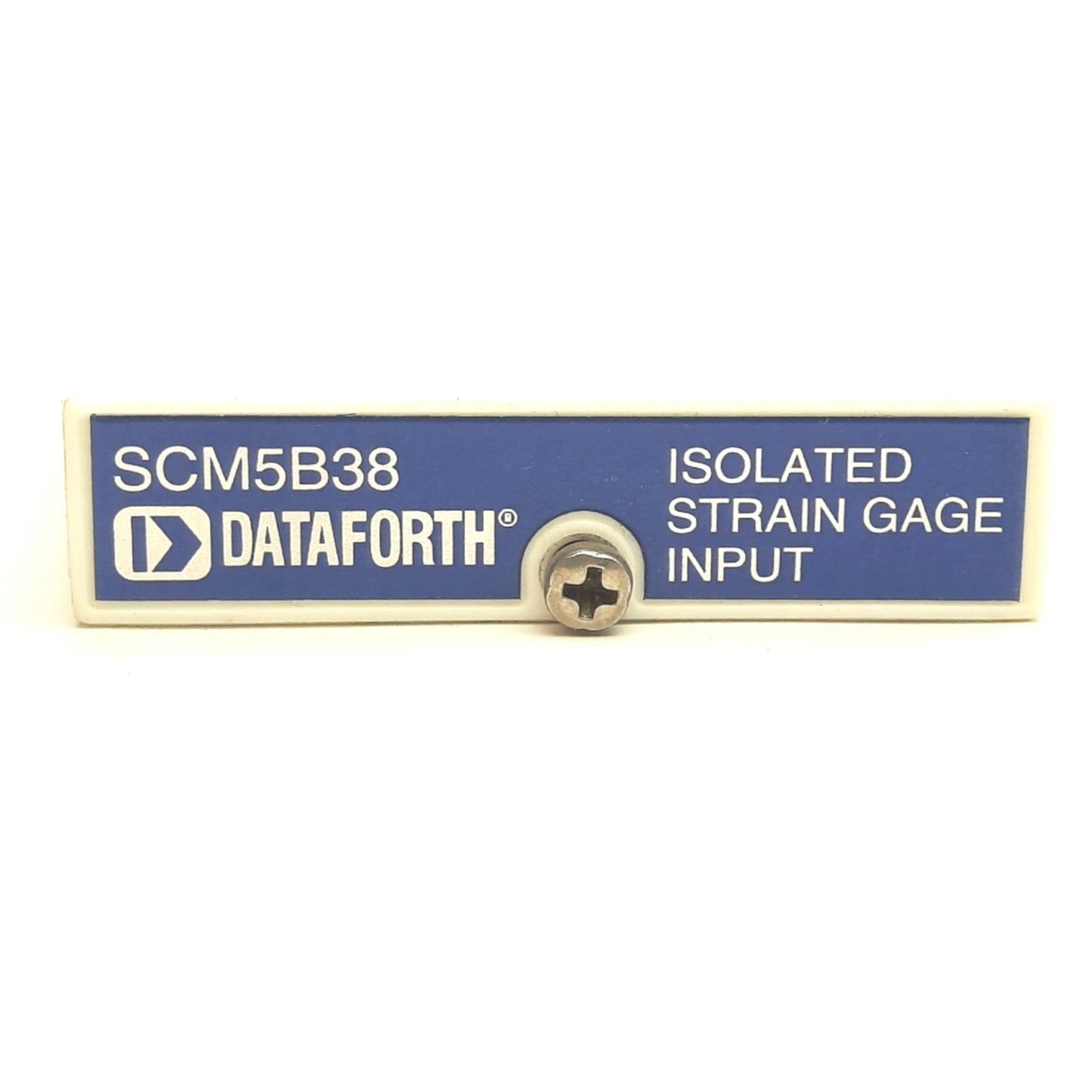 Used Dataforth SCM5B38-05 Strain Gauge Input Module, ±20mV In ±5V Out, 10V @ 2mV/V