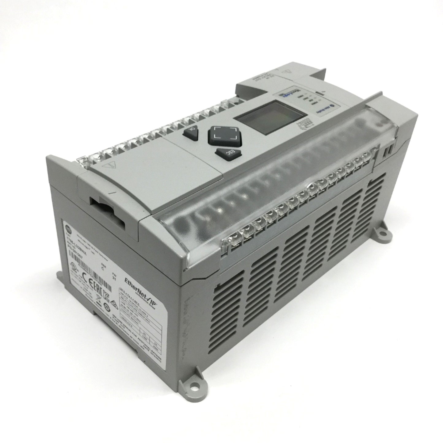 Used Allen Bradley 1766-L32BWA Ser C MicroLogix 1400 PLC CPU Controller, 120/240VAC