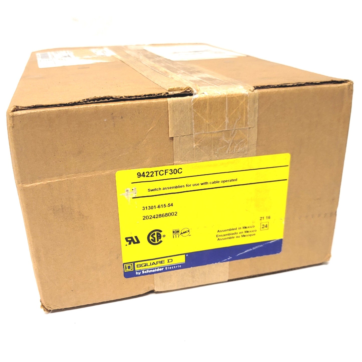 New Square D 9422TCF30C Flange Mounted Cable Operated Disconnect Switch 30A 250V