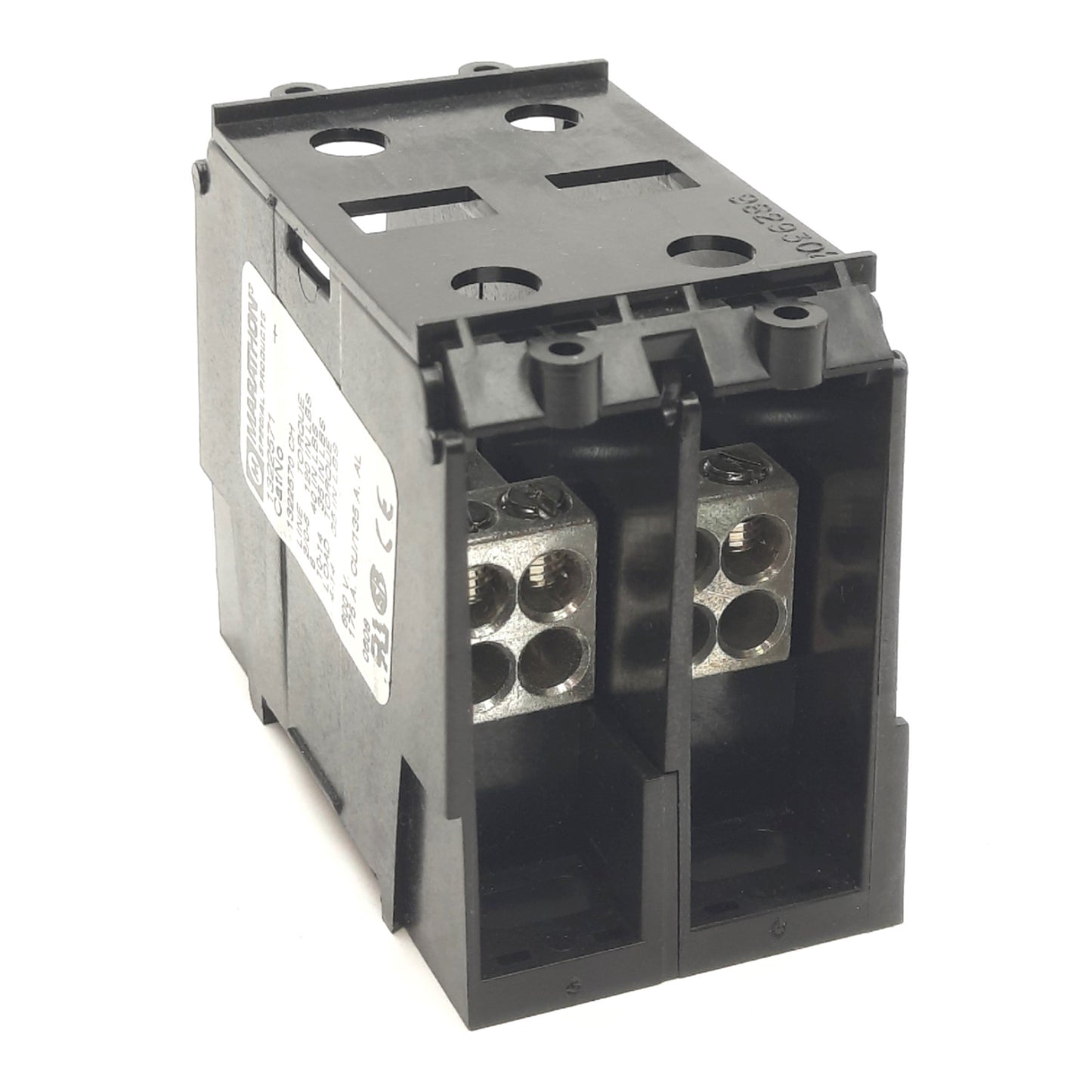 Used Marathon 1322571 Power Distribution Block, 600VAC/DC 175A, 2-Pole, DIN Rail