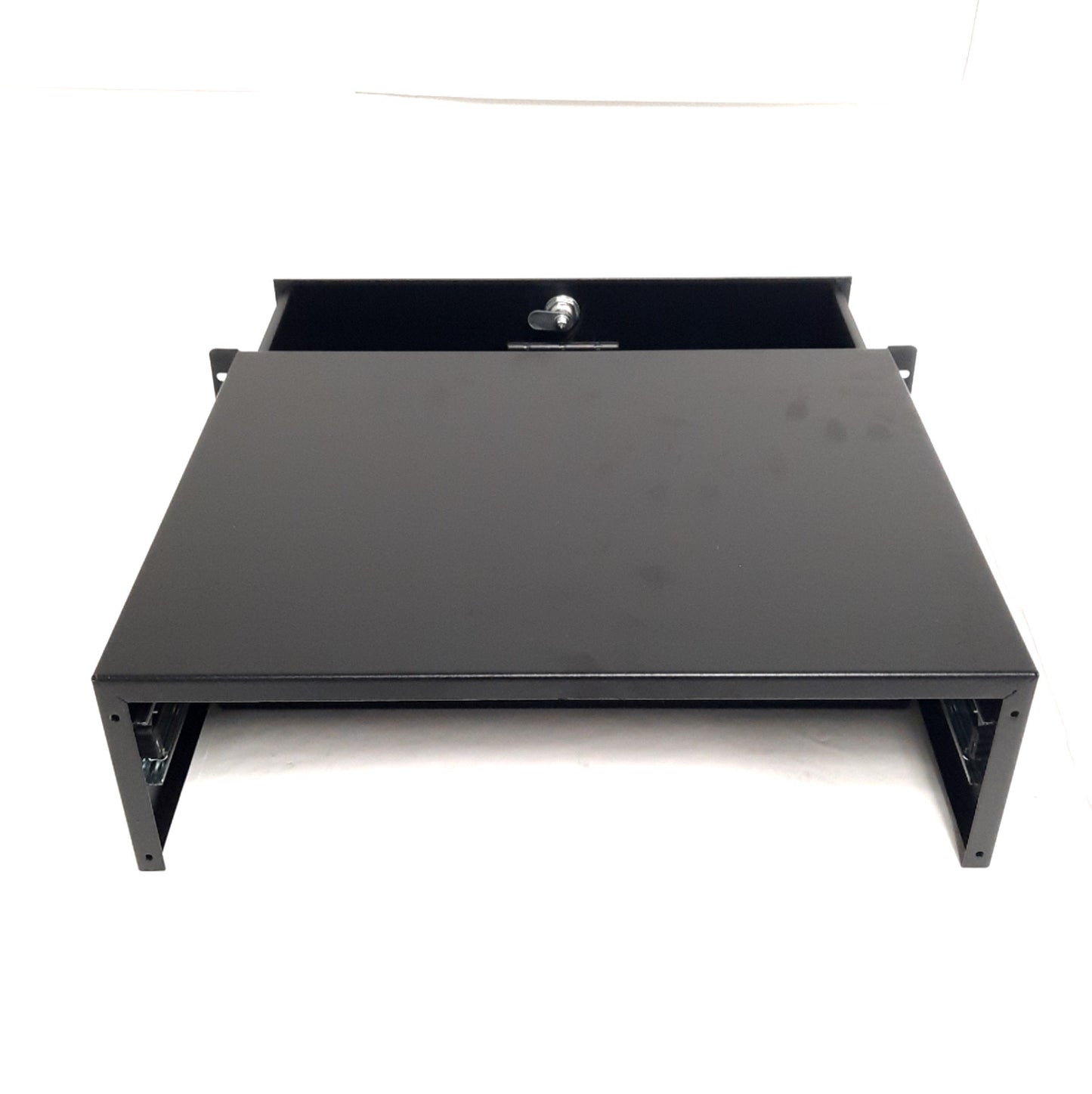 Open box Navepoint 00300544 X00DVJ9MH Lockable Server Cabinet Drawer, 22Lb Capacity, 3U