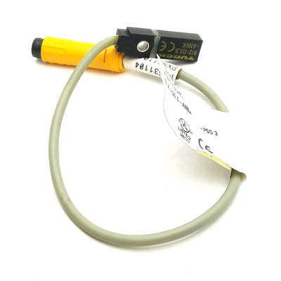 Turck Bi2-Q5.5-AN6X-0.2M-PSG 3 Inductive Proximity Sensor, 2mm, 10-30VDC, NO NPN