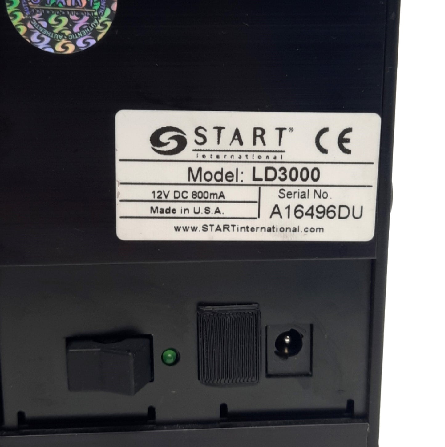 Used Start International LD3000 Label Dispenser For 3" x 2" Labels *Missing Parts*