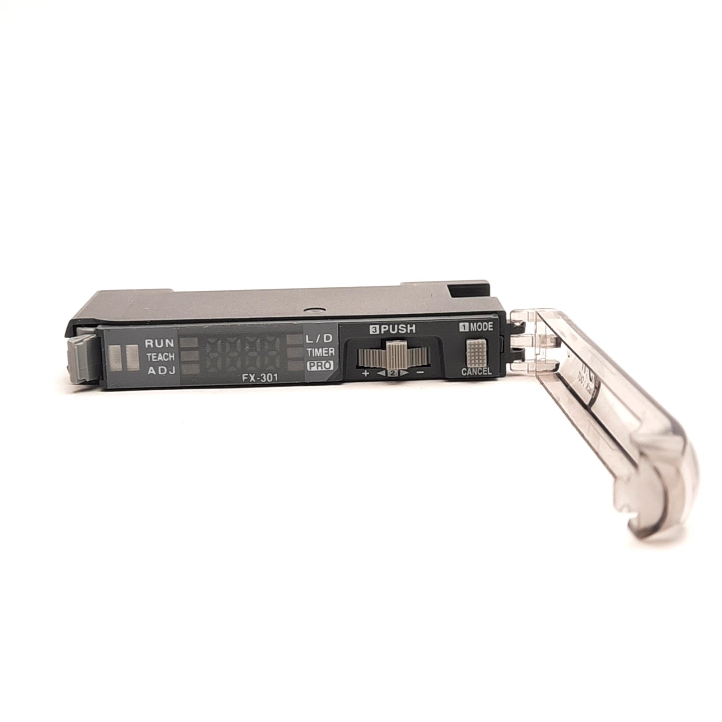 Used SunX Panasonic FX-301 NAVI Advanced Digital Fiber Sensor, 12-24VDC, NPN Ouput