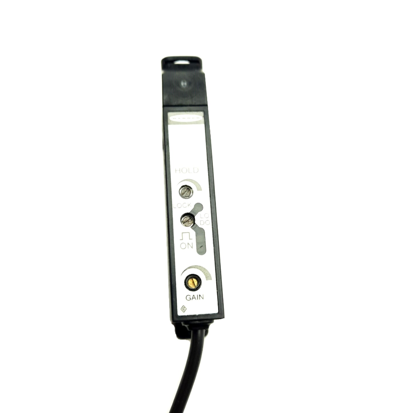 Used Banner Engineering D12DAB6FV AC-Coupled Fiber Sensor, 10-30VDC 60mA, 1NPN + 1PNP