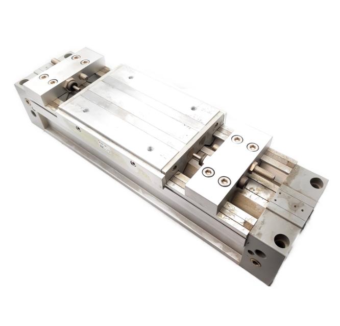 Used SMC MY1C63-100L Rodless Guided Cylinder 63mm Bore, 100mm Stroke, 0.8 MPa