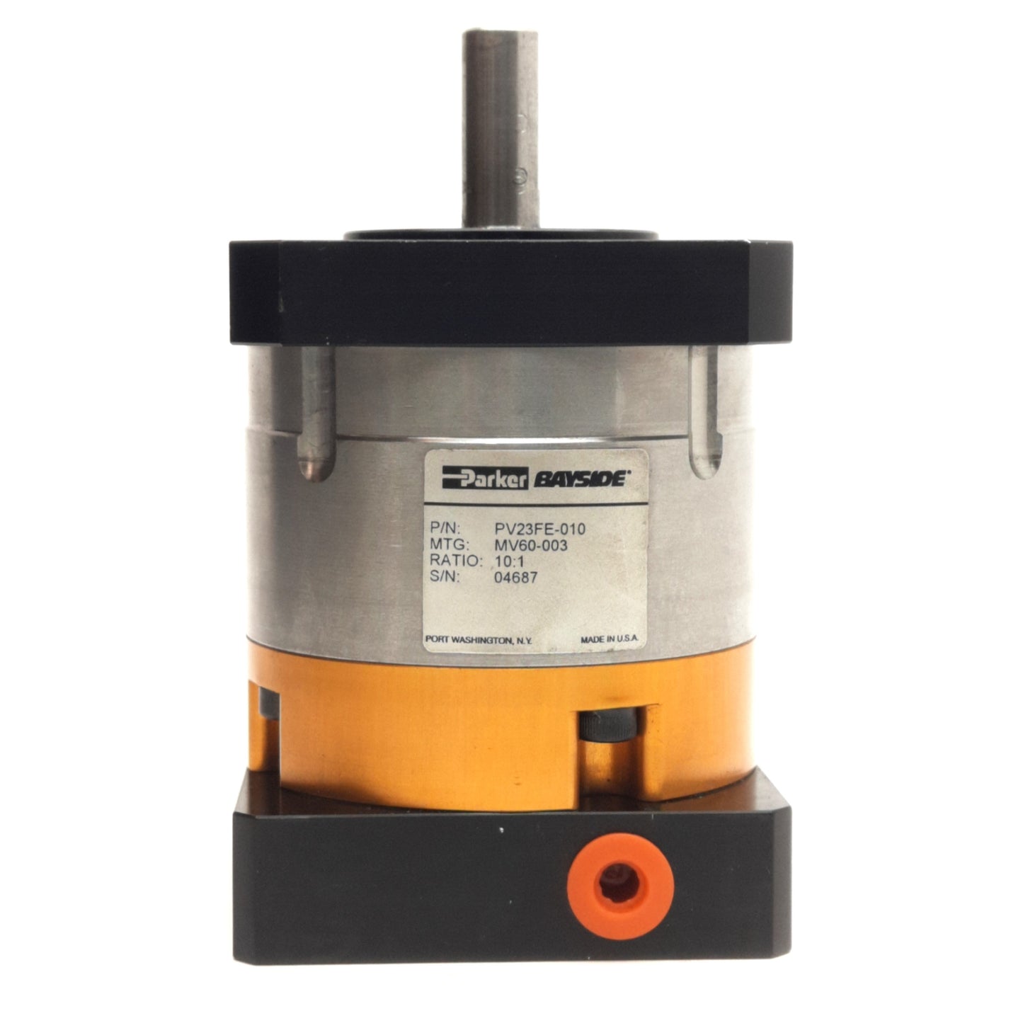 Used Parker PV23FE-010 Planetary Gearhead 10:1 Ratio Ø3/8" Shaft 10.6Nm Torque NEMA23