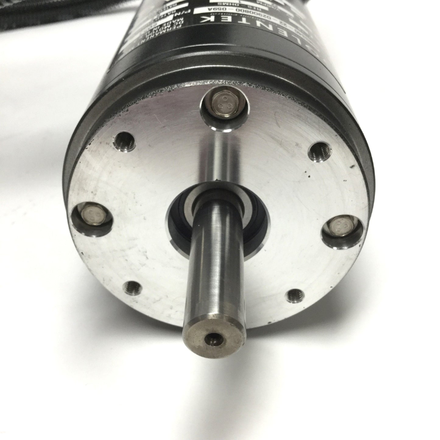 Used Glentek GM3340-22 Permanent Magnet DC Servo Motor, 3500RPM, 180VDC, 10.6 in-lb
