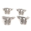 Used Lot of 4 Misumi SHBLBCB6 Blind Corner Brackets 6-Series, M6 Thread, 3-Way