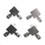 Used Lot of 4 Misumi SHBLBCB6 Blind Corner Brackets 6-Series, M6 Thread, 3-Way