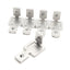 Used Lot of 5 Misumi SHBLBCA6 Blind Corner Brackets 6-Series, M6 Thread, Two-Way
