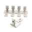Used Lot of 5 Misumi SHBLBCA6 Blind Corner Brackets 6-Series, M6 Thread, Two-Way