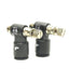 Used Lot of 2 Parker Legris 76600619 Miniature Flow Regulator, M5x0.8, Ø1/4" Port