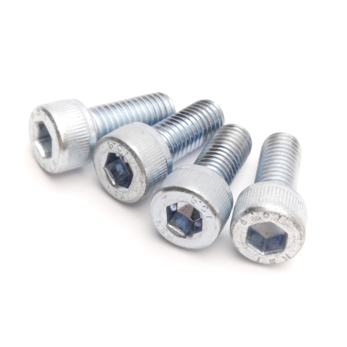 Used Lot of 50 CBM8-20 Plated Hex Socket Head Capped Screws, M8x1.25 x 20mm Length
