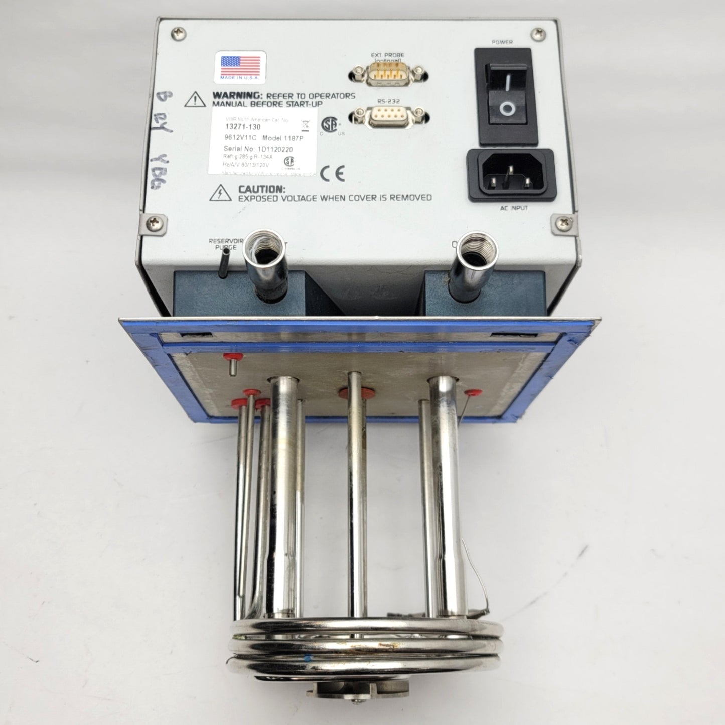 Used VWR 1187P Recirculating Programmable Temperature Controller 120VAC, 13A, 1100W