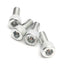 Used Lot of 50 CSH-STH-M8-20 Plated Socket Head Capped Screw, M8x1.25 x 20mm Length