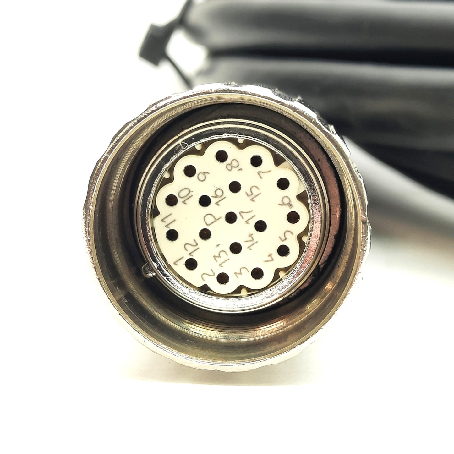 Used Allen Bradley 2090-XXNFMF-S09 Motor Feedback Cable, 17-Pin to Flying Leads, 5m