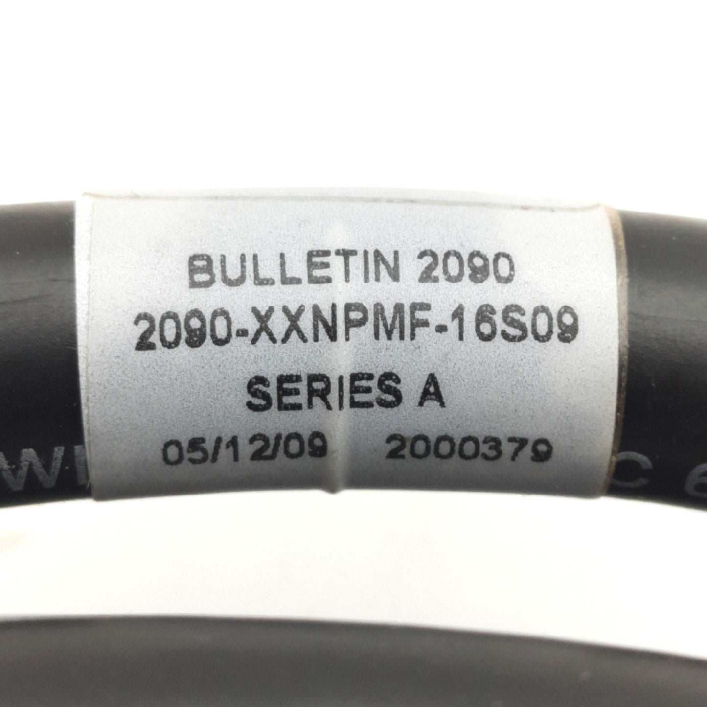 Used Allen Bradly 2090-XXNPMF-16S09 Motor Power Cable, 9-Pin to Flying Leads, 2m