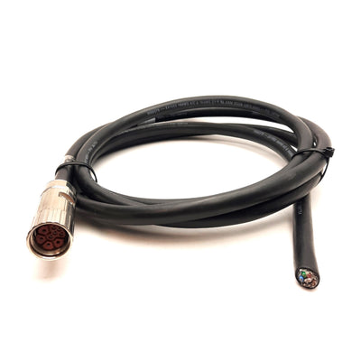 Used Allen Bradly 2090-XXNPMF-16S09 Motor Power Cable, 9-Pin to Flying Leads, 2m