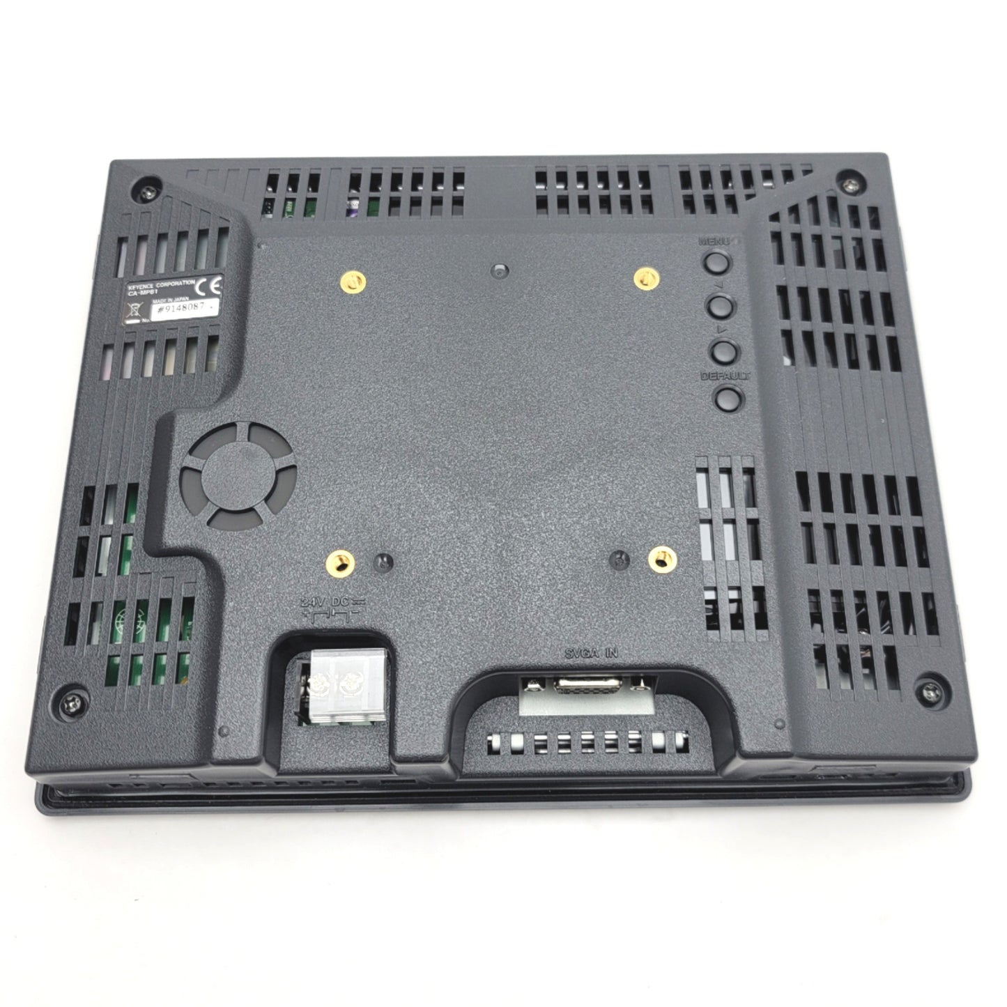 Used Keyence CA-MP81 8.4" Color LCD Monitor, Panel Mount, Analog SVGA, 800x600, 24VDC