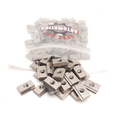 Used Lot of 75 Misumi HNTASN8-6 Post Assembly Insertion T-Nut, M6 Thread