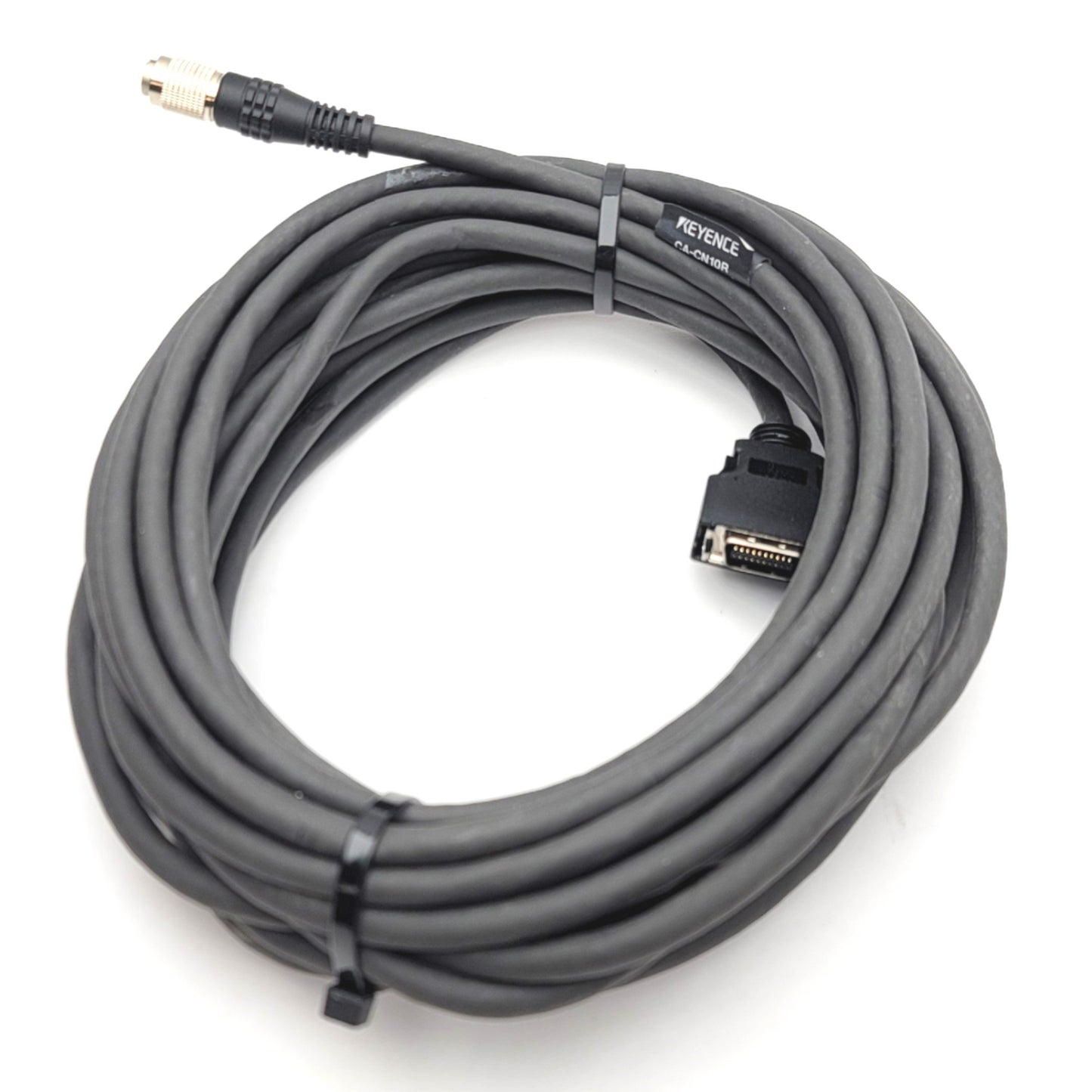 Used Keyence CA-CN10R Flex Resistant Camera Cable 10 Meter For CV-5000 Vision System