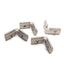 Used Lot of 4 Misumi SHBLBS6 Blind/Hidden Insertion Corner Brackets 6-Series, M6