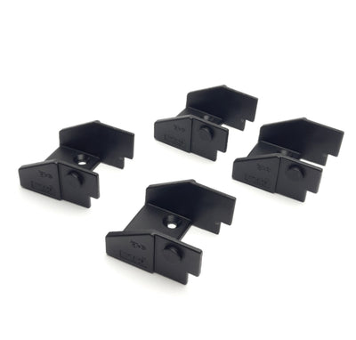 New – Open box Lot of 4 Igus 117.3.2P Energy Chain Mounting Bracket 17 Series, 38mm Inner Width