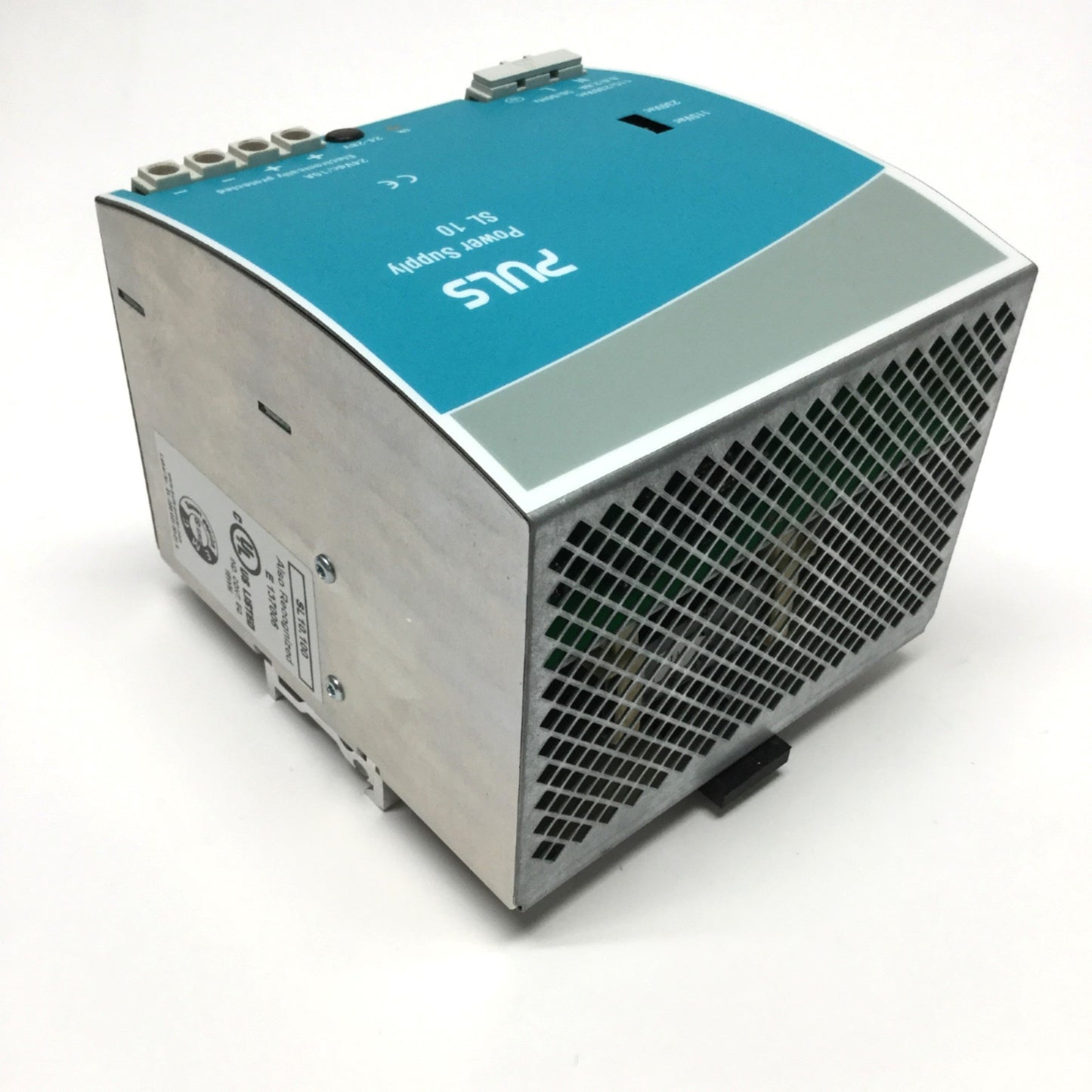 Used PULS SL10.100 Industrial DIN Power Supply 115/230VAC In; 24VDC 10A Out