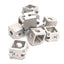 Used Lot of 10 Misumi HBLTC6 Aluminum Extrusion Door Bracket 35mm x 35mm x 30mm