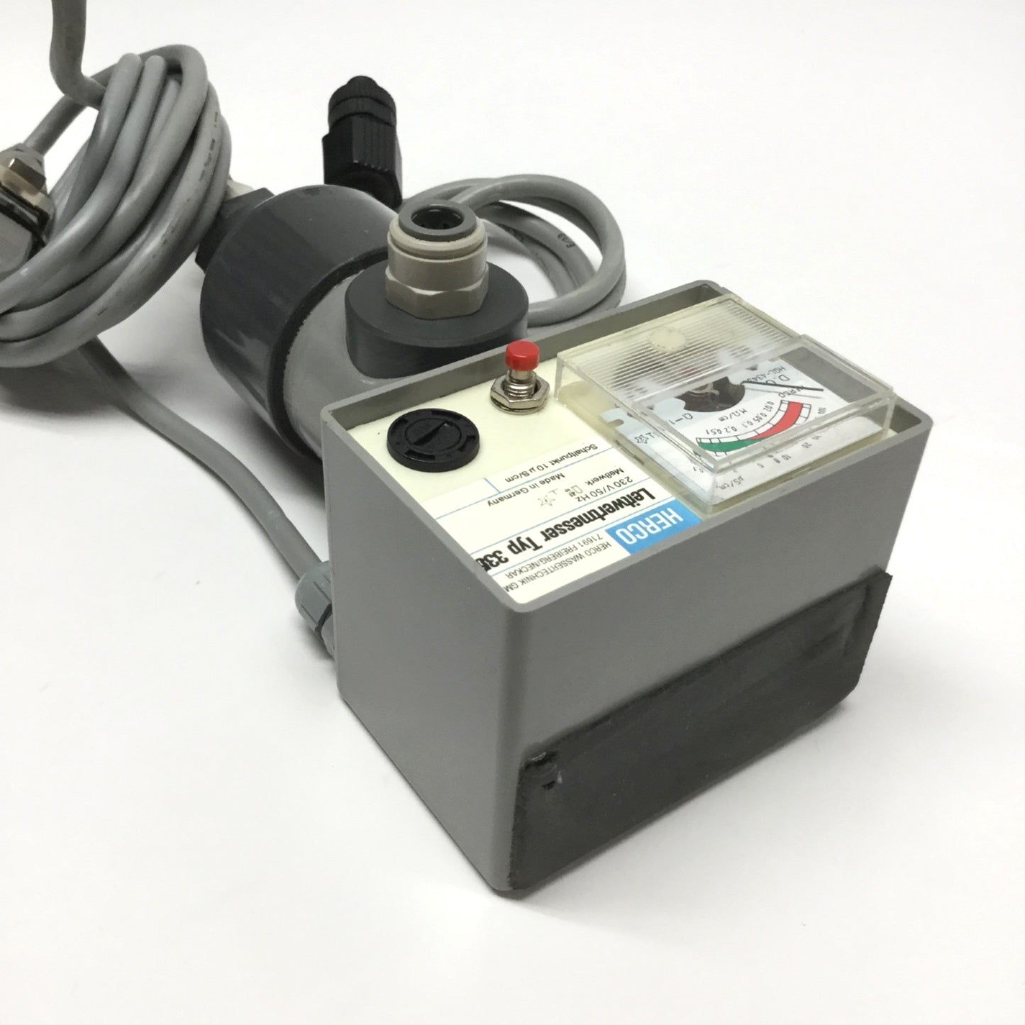 Used Herco LWM 335 Analog Conductivity Meter 0.1-100 µS/cm, 230VAC 50Hz