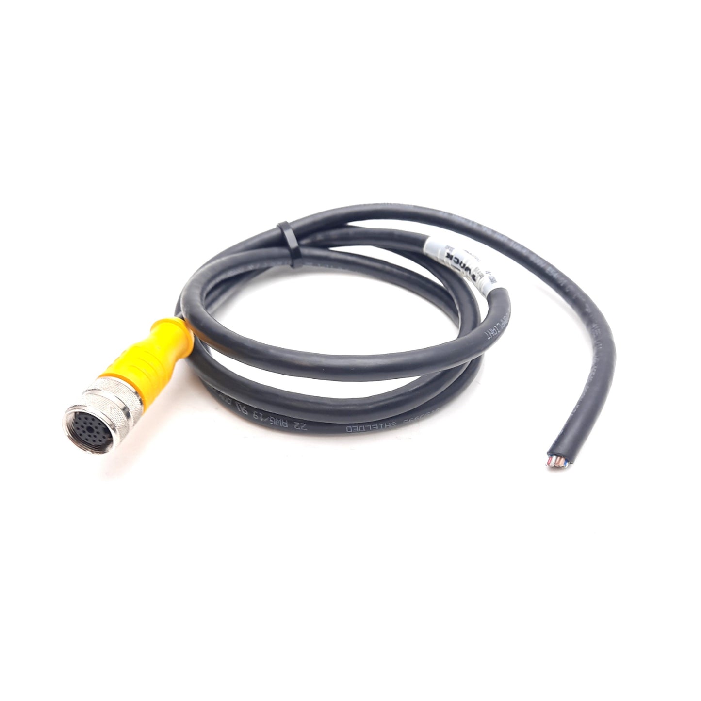 Used Turck BKM 19-995-1 Actuator Sensor Cordset Female M16 Straight to Flying Leads