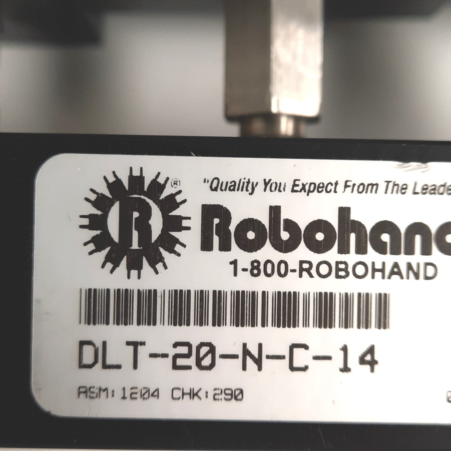 Used Robohand DLT-20-N-C-14/DLT-2012-14 Long Body Thruster/Cylinder 14" Stroke 100psi