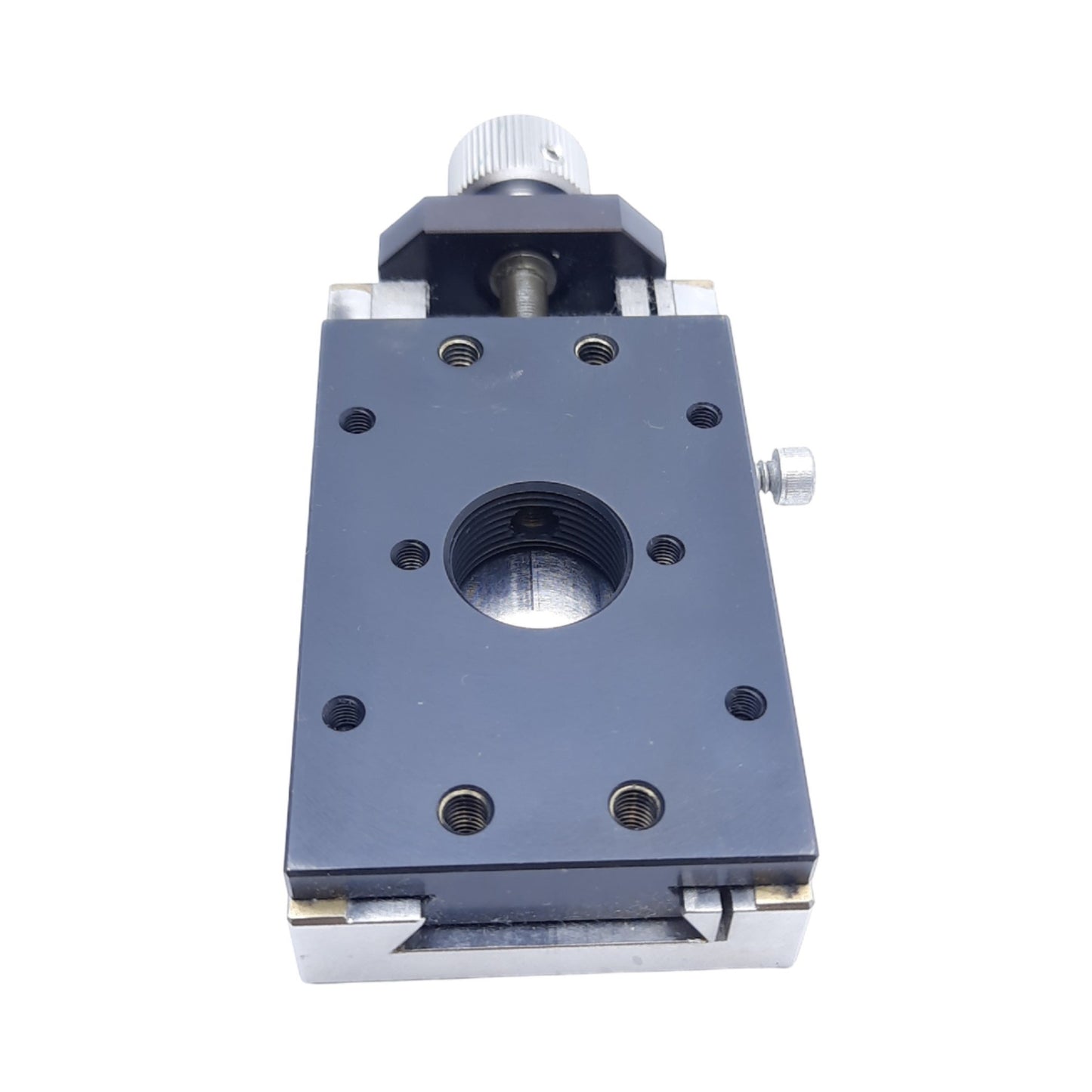 Used Edmund Optics 36-032 Leadscrew Drive, Mini X-Axis Linear Stage Table, +/-7.5mm