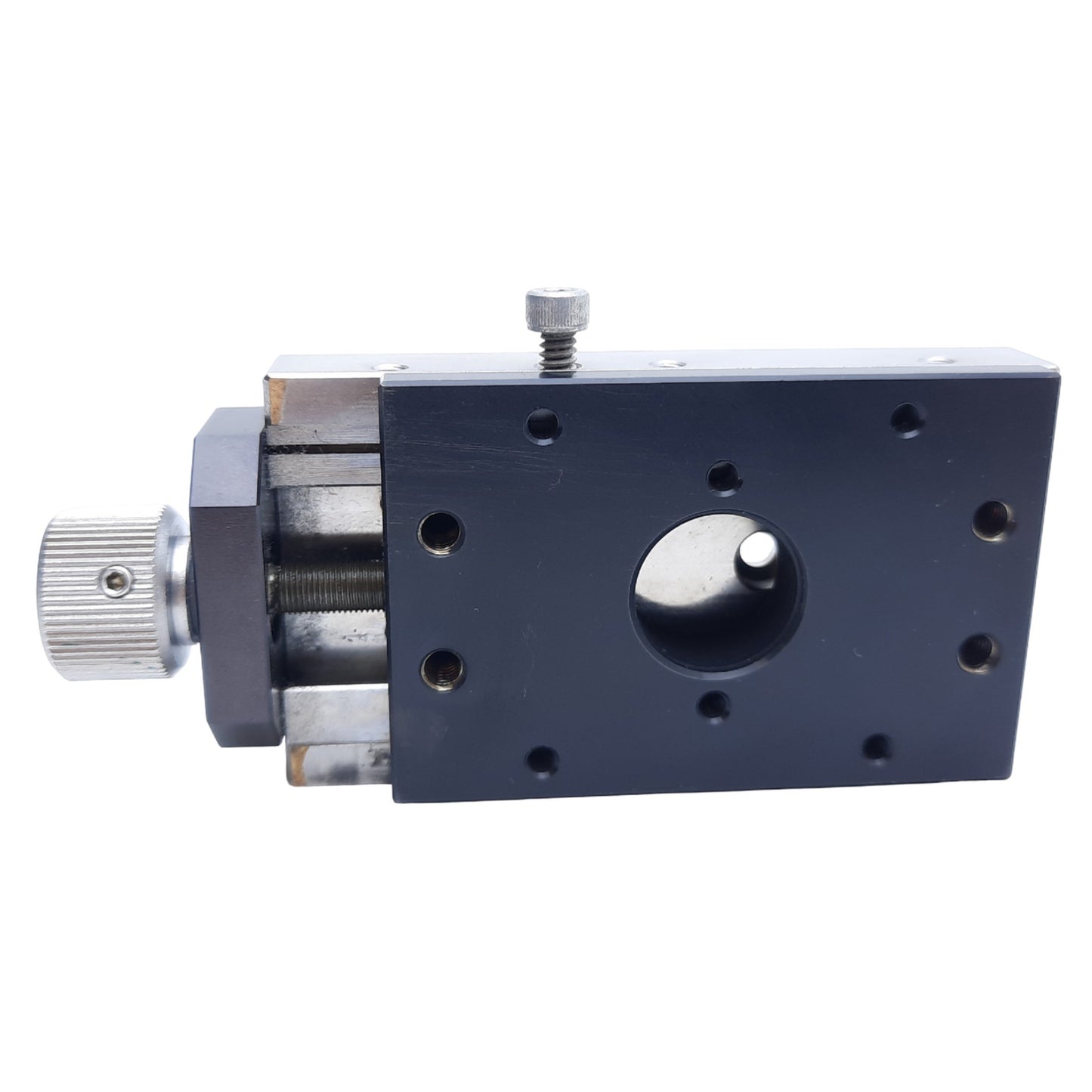 Used Edmund Optics 36-032 Leadscrew Drive, Mini X-Axis Linear Stage Table, +/-7.5mm
