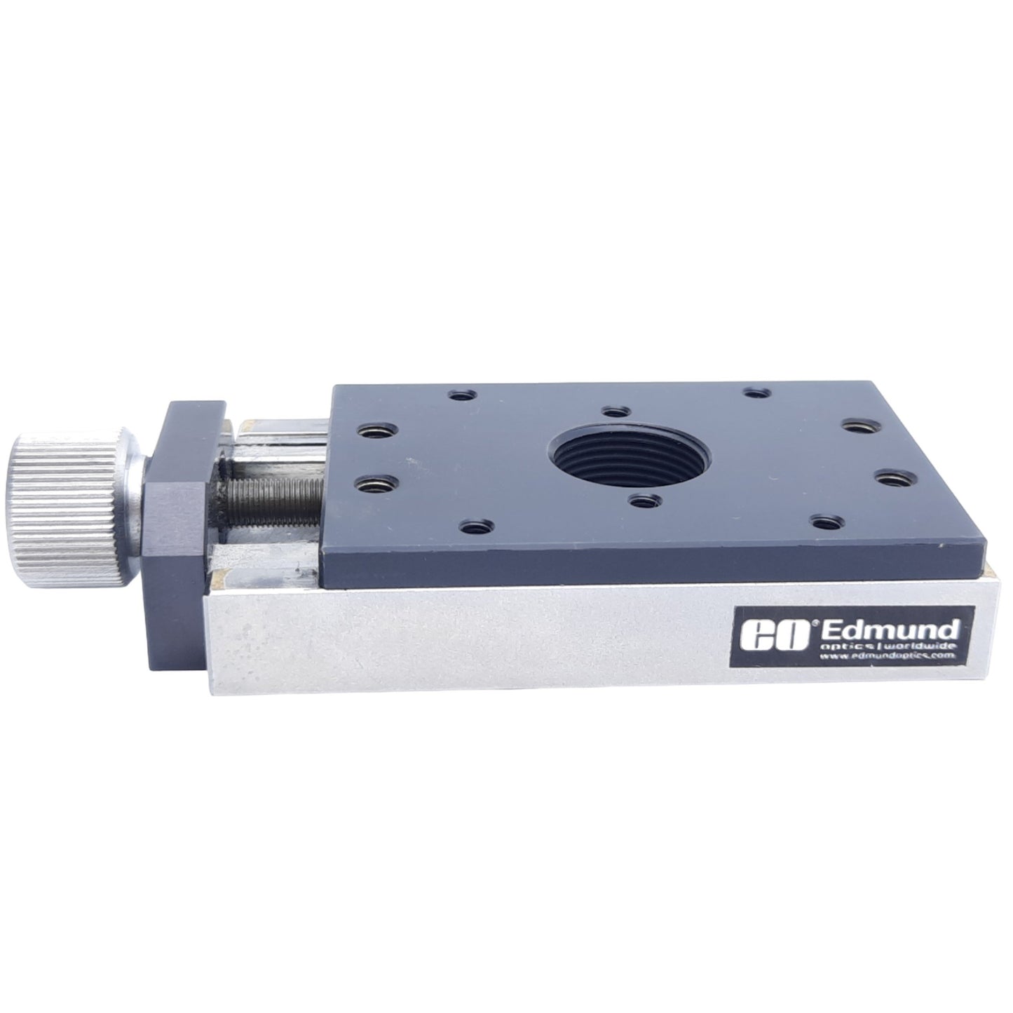 Used Edmund Optics 36-032 Leadscrew Drive, Mini X-Axis Linear Stage Table, +/-7.5mm