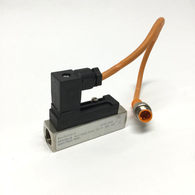 Used Barksdale BFS10-N Adjustable Water Flow Switch 0.1-0.6 LPM, G1/4" NO, 200VAC 1A