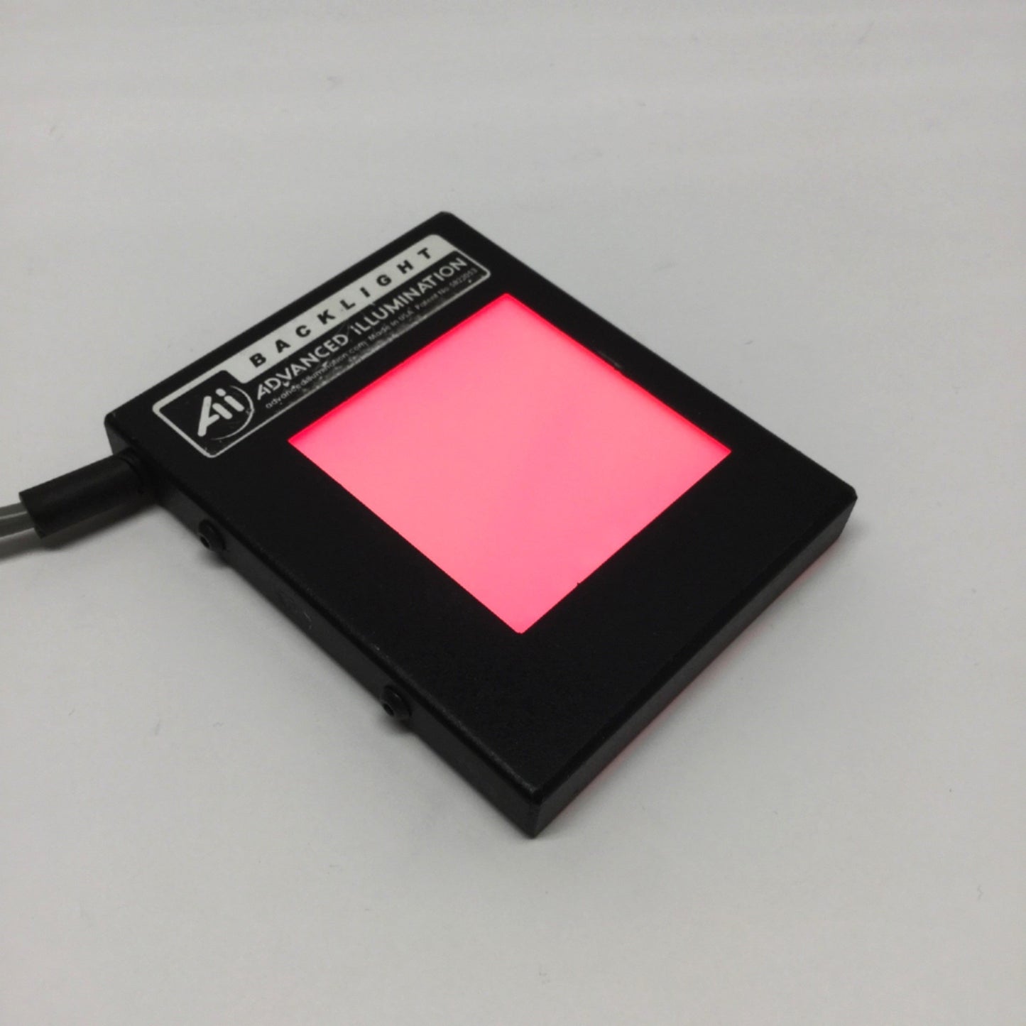 Used Advanced Illumination BL1520-66024 Machine Vision Red LED Backlight 50 x 50mm