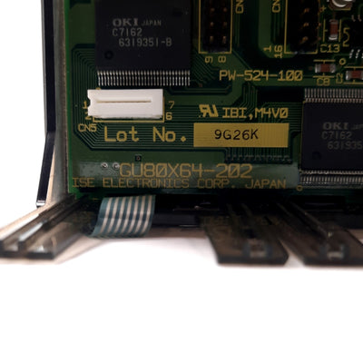 Used  ISE Electronics GU80X64-202 Controller Front LCD Panel for Eurotherm 905S/942S