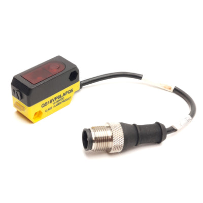 Used Banner QS18VP6LAFQ5 Adjustable Laser Sensor, PNP, 10-30VDC, 30-150mm Range