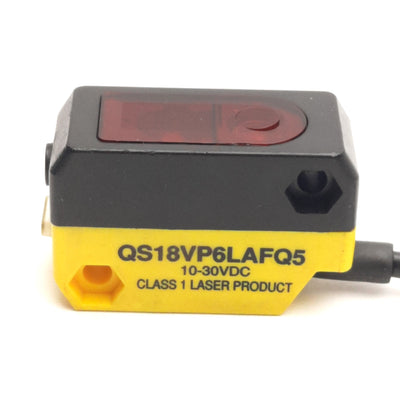 Used Banner QS18VP6LAFQ5 Adjustable Laser Sensor, PNP, 10-30VDC, 30-150mm Range